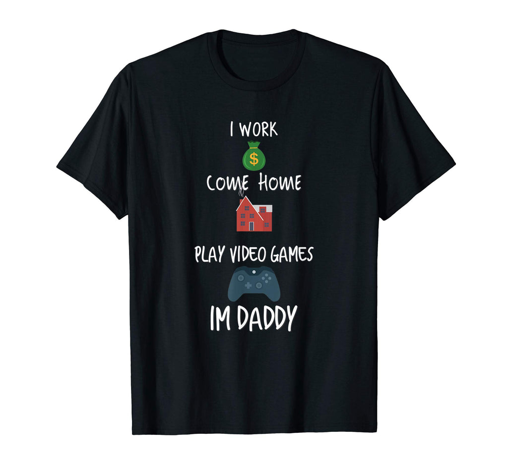 Holiday Gift Bar Dad Daddy Video Game T-Shirt - Minimalist Print Unisex - T-Shirt, Sweatshirt, Hoodie