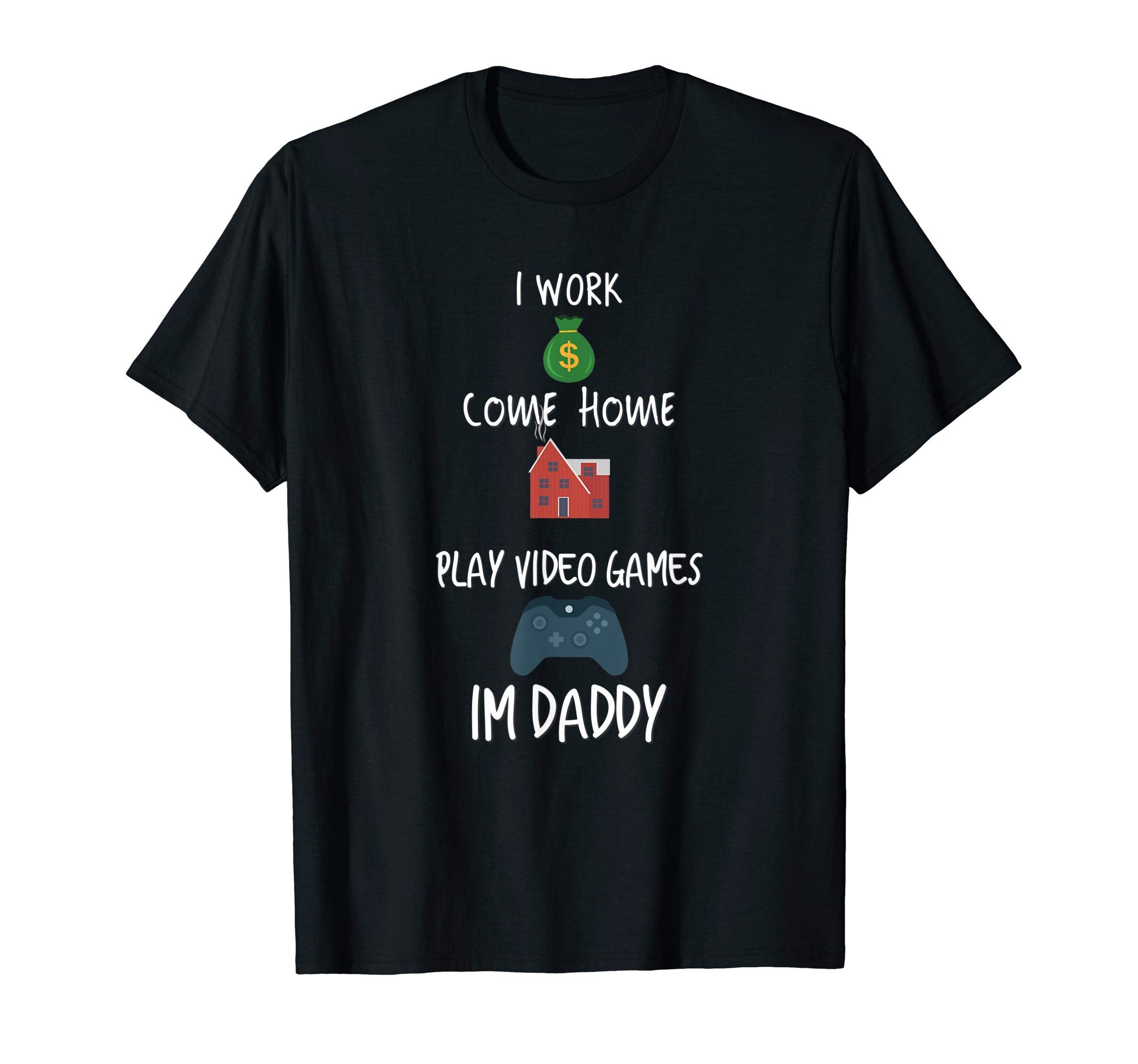 Holiday Gift Bar Dad Daddy Video Game T-Shirt - Minimalist Print Unisex - T-Shirt, Sweatshirt, Hoodie