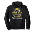 Proud Step Dad Two 2024 Graduate Class Hoodie - Fun Novelty Design Unisex - T-Shirt, Sweatshirt, Hoodie