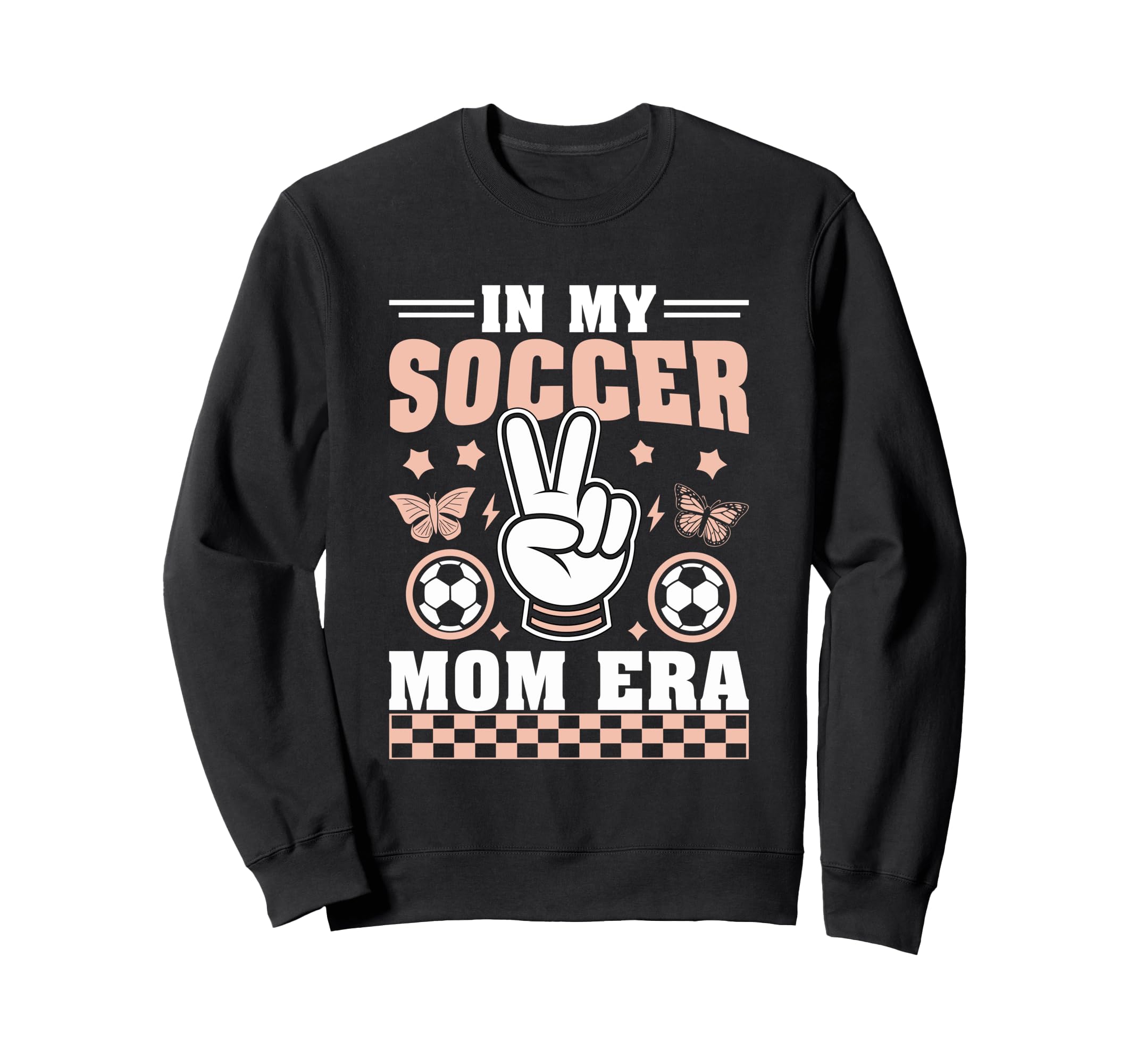 My Soccer Mom Era Football Butterflies Sweatshirt - Custom Art Print Unisex - T-Shirt, Sweatshirt, Hoodie