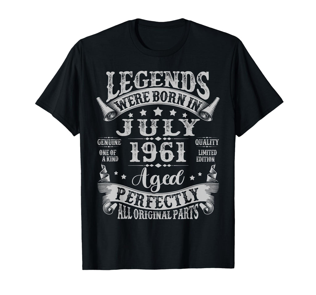Legends Were Born July 1961 64Th T-Shirt - Unique Graphic for Adults - T-Shirt, Sweatshirt, Hoodie