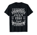 Legends Were Born July 1961 64Th T-Shirt - Unique Graphic for Adults - T-Shirt, Sweatshirt, Hoodie