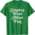 Gingers Have More Fun Minimalist Retro St Patrick's - Adult & Kids T-Shirts, Sweatshirts & Hoodies apparel design preview 1