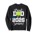 Proud Dad Class 2025 Senior Tennis Sweatshirt - Custom Art Print Men Women - T-Shirt, Sweatshirt, Hoodie
