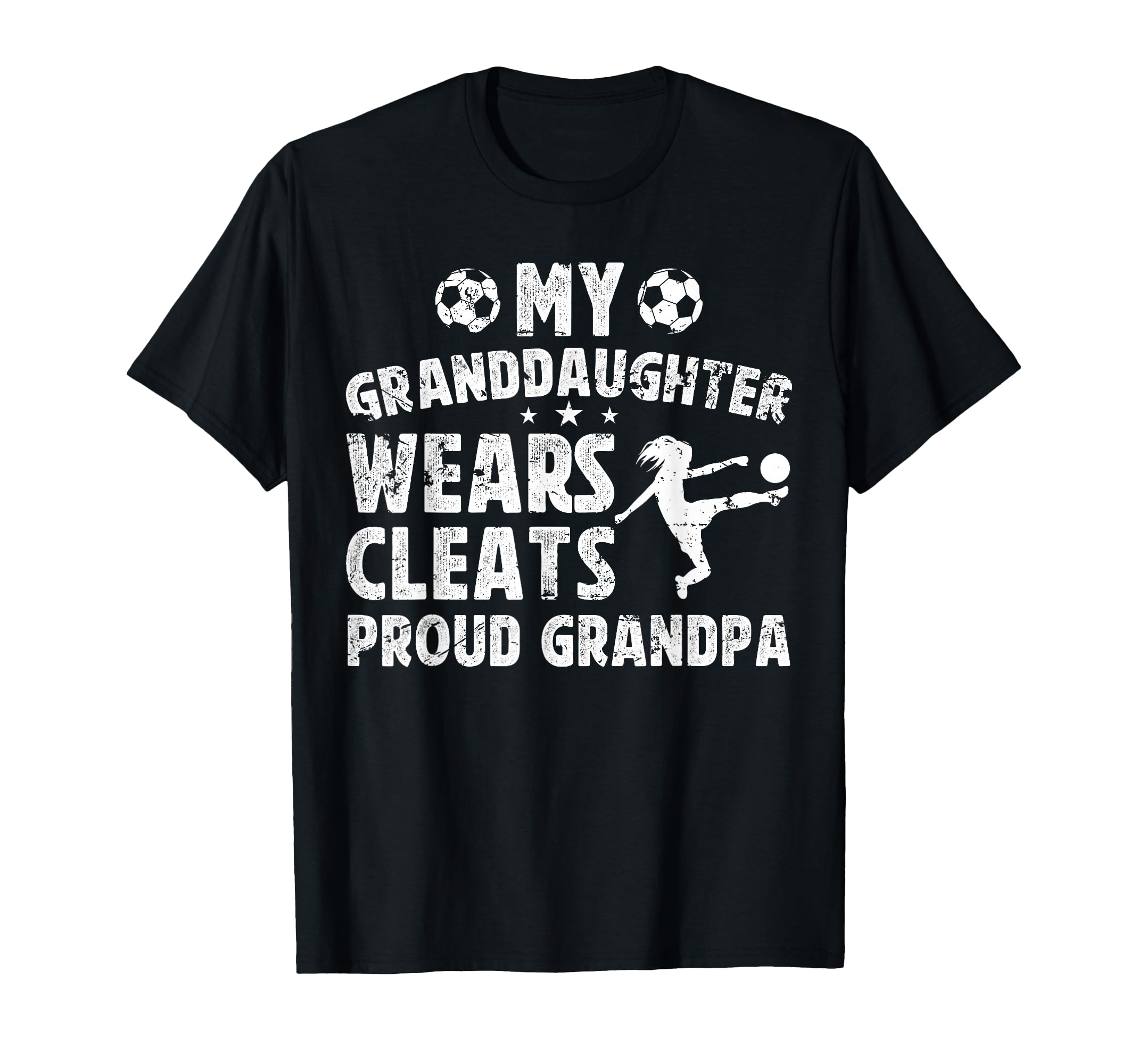 Proud Grandpa Soccer Player Grandfather T-Shirt - Graphic Print for Adults - T-Shirt, Sweatshirt, Hoodie