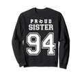 Number 94 Custom Proud Soccer Sweatshirt - Minimalist Print Men Women - T-Shirt, Sweatshirt, Hoodie
