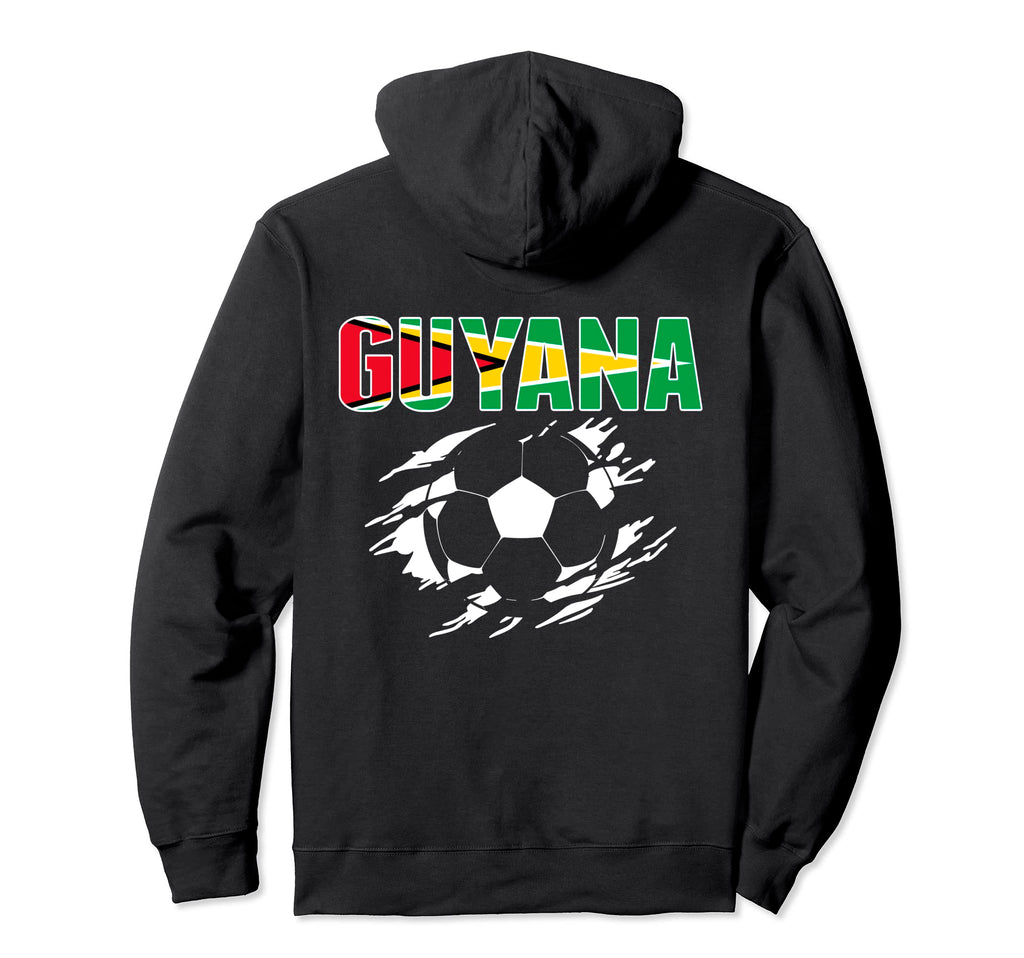 Guyana Soccer Fans Jersey Proud Guyanese Hoodie - Graphic Print Men Women - T-Shirt, Sweatshirt, Hoodie
