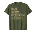 Fathers Day Patriotic Dad Hero Veteran T-Shirt - Graphic Print for Adults - T-Shirt, Sweatshirt, Hoodie
