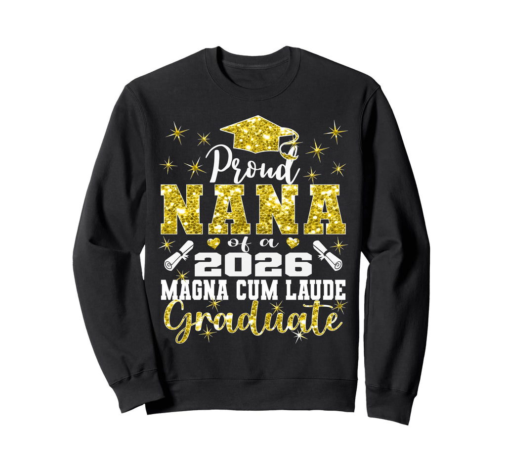 Proud Homie 2026 Magna Cum Laude Sweatshirt - Graphic Print for Adults - T-Shirt, Sweatshirt, Hoodie
