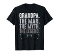 Grandpa Myth Legend Fathers Day Dad T-Shirt - Minimalist Print for Adults - T-Shirt, Sweatshirt, Hoodie