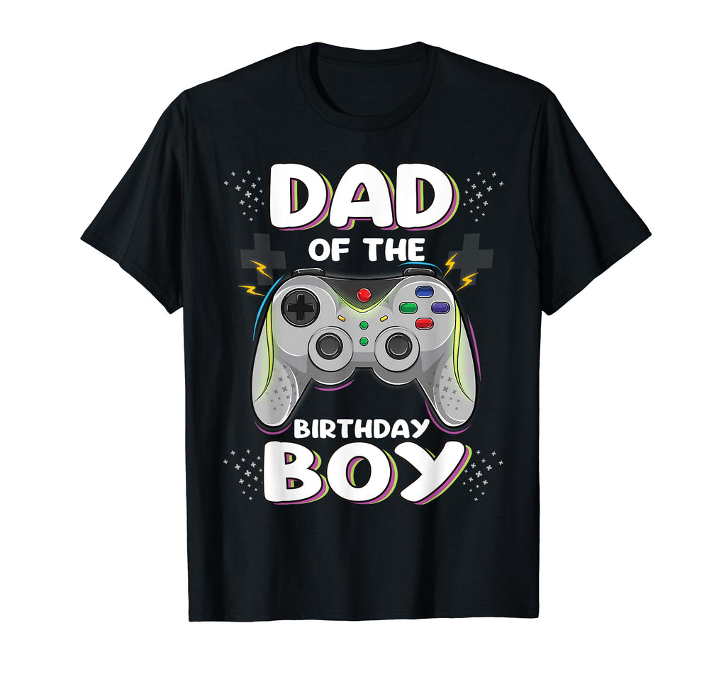 Dad Birthday Matching Video Gamer T-Shirt - Minimalist Print Men Women - T-Shirt, Sweatshirt, Hoodie