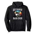 Best Truckin Dad Ever Truck Driver Hoodie - Casual Everyday Wear for Adults - T-Shirt, Sweatshirt, Hoodie