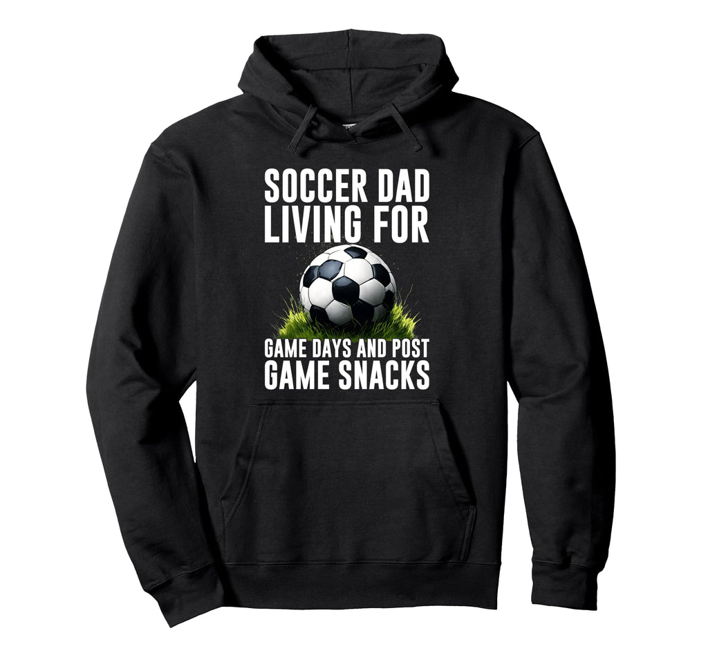 Living Game Days And Post Game Snacks Hoodie - Unique Graphic for Adults - T-Shirt, Sweatshirt, Hoodie