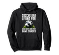 Living Game Days And Post Game Snacks Hoodie - Unique Graphic for Adults - T-Shirt, Sweatshirt, Hoodie