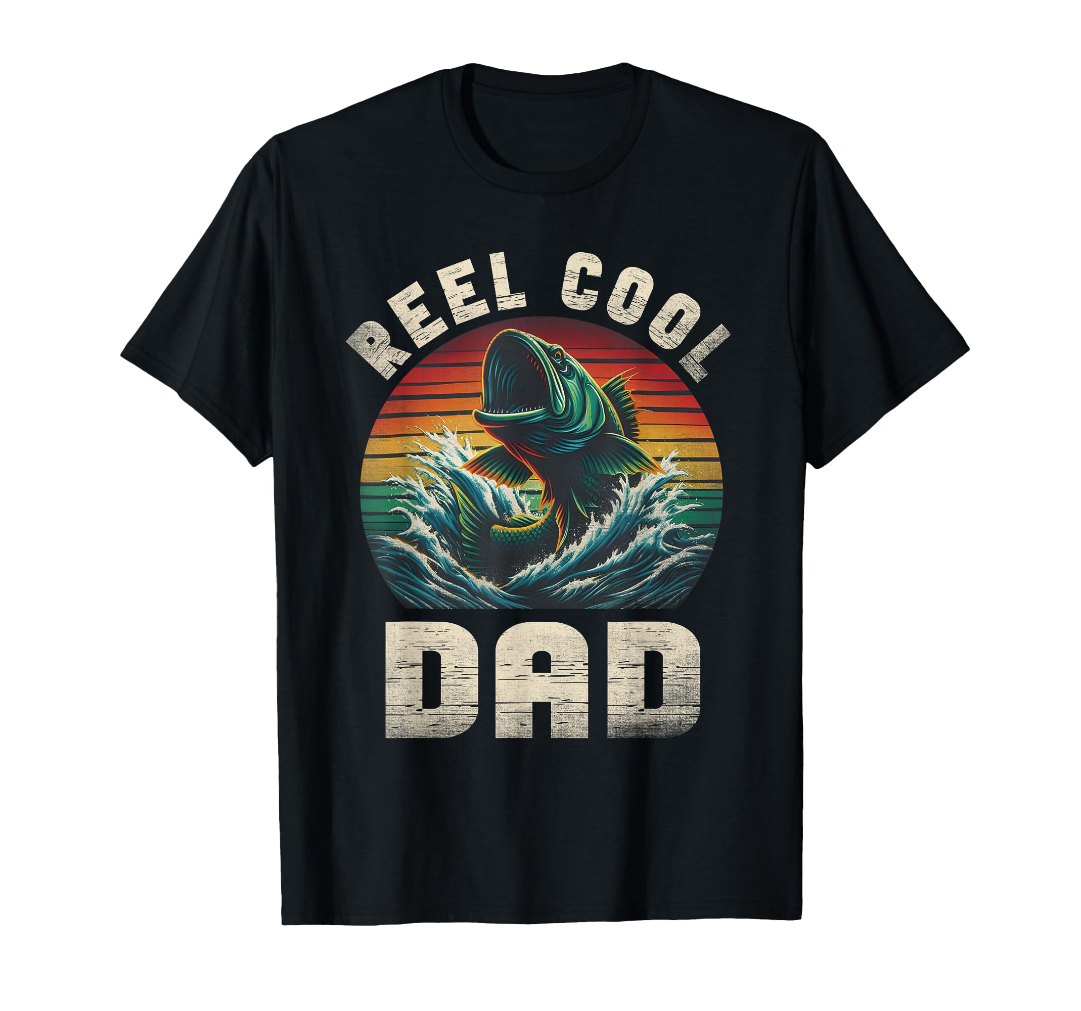 Reel Dad Fishing Daddy Fathers Day T-Shirt - Novelty Apparel Unisex - T-Shirt, Sweatshirt, Hoodie