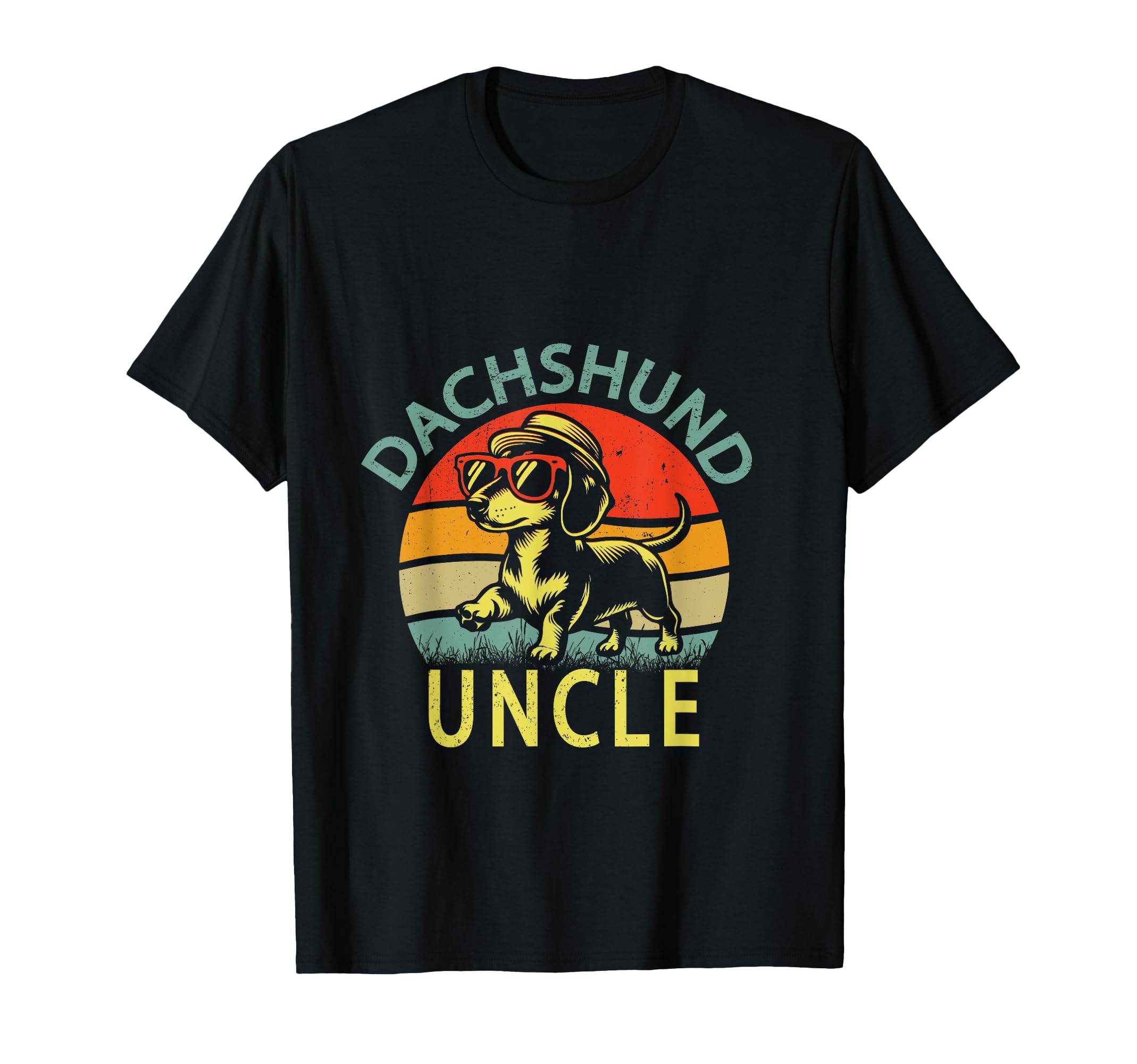 Funny Dachshund Uncle Fathers Day T-Shirt - Casual Everyday Wear Men Women - T-Shirt, Sweatshirt, Hoodie