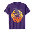 Halloween Pug Dog Witch Hat Pumpkin T-Shirt - Streetwear Style for Adults - T-Shirt, Sweatshirt, Hoodie