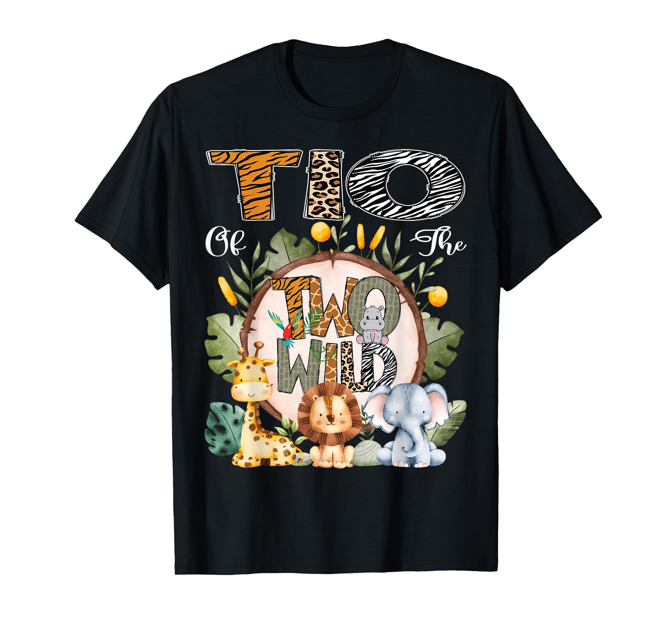 Tio Two Wild Animal Safari 2Nd T-Shirt - Aesthetic Graphic for Adults - T-Shirt, Sweatshirt, Hoodie