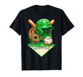 Baseball Life Ice Cream Drip Green T-Shirt - Graphic Print Men Women - T-Shirt, Sweatshirt, Hoodie