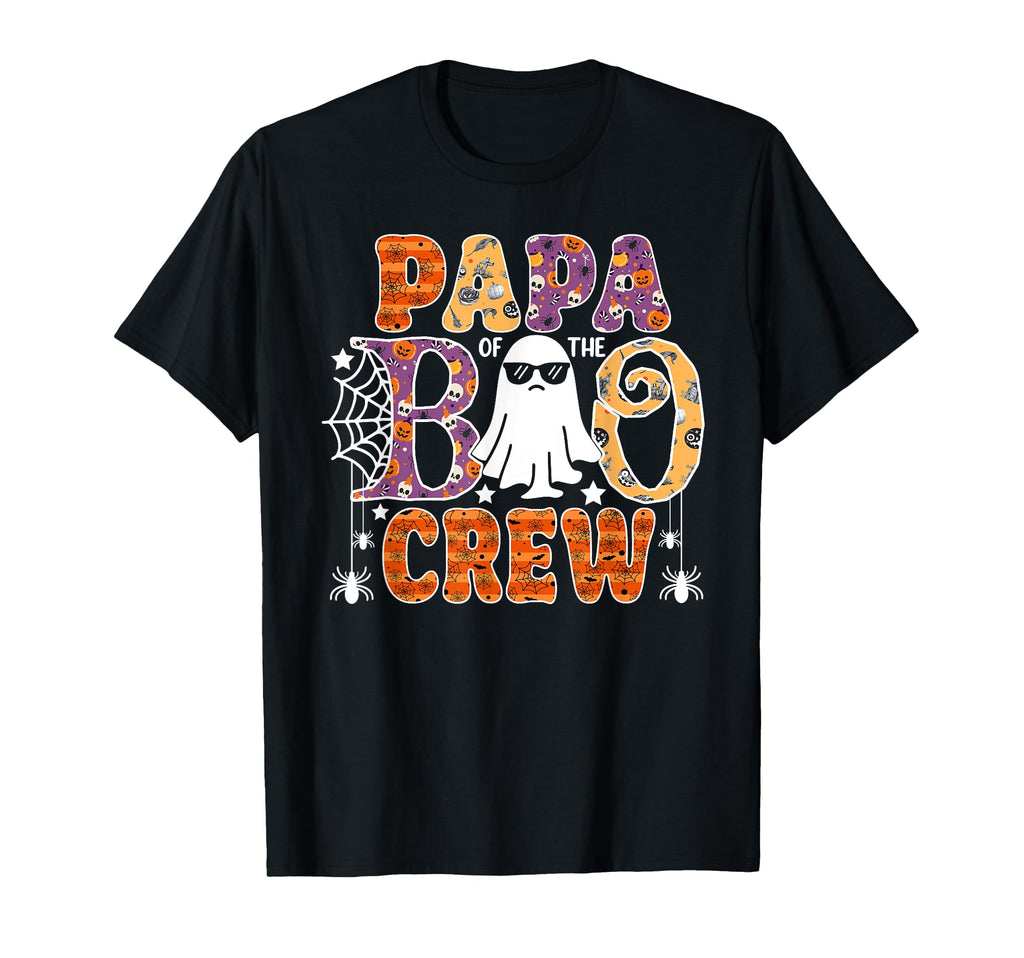 Papa Boo Crew Funny Halloween Family T-Shirt - Trendy Graphic for Adults - T-Shirt, Sweatshirt, Hoodie
