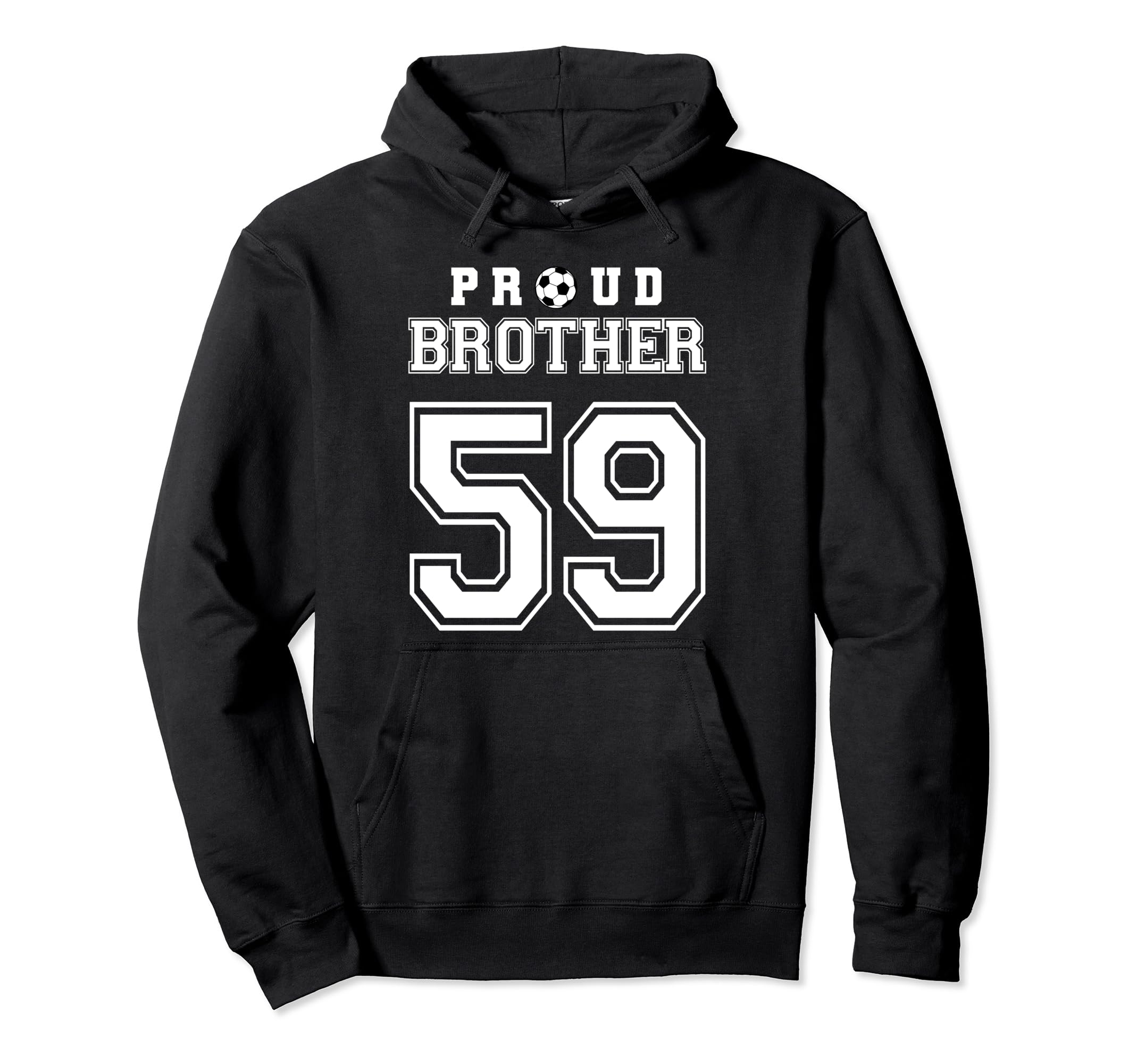 Number 59 Custom Proud Soccer Futbol Hoodie - Graphic Print Men Women - T-Shirt, Sweatshirt, Hoodie