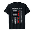 Patriotic Promoted To Papa 2026 First T-Shirt - Novelty Apparel for Adults - T-Shirt, Sweatshirt, Hoodie
