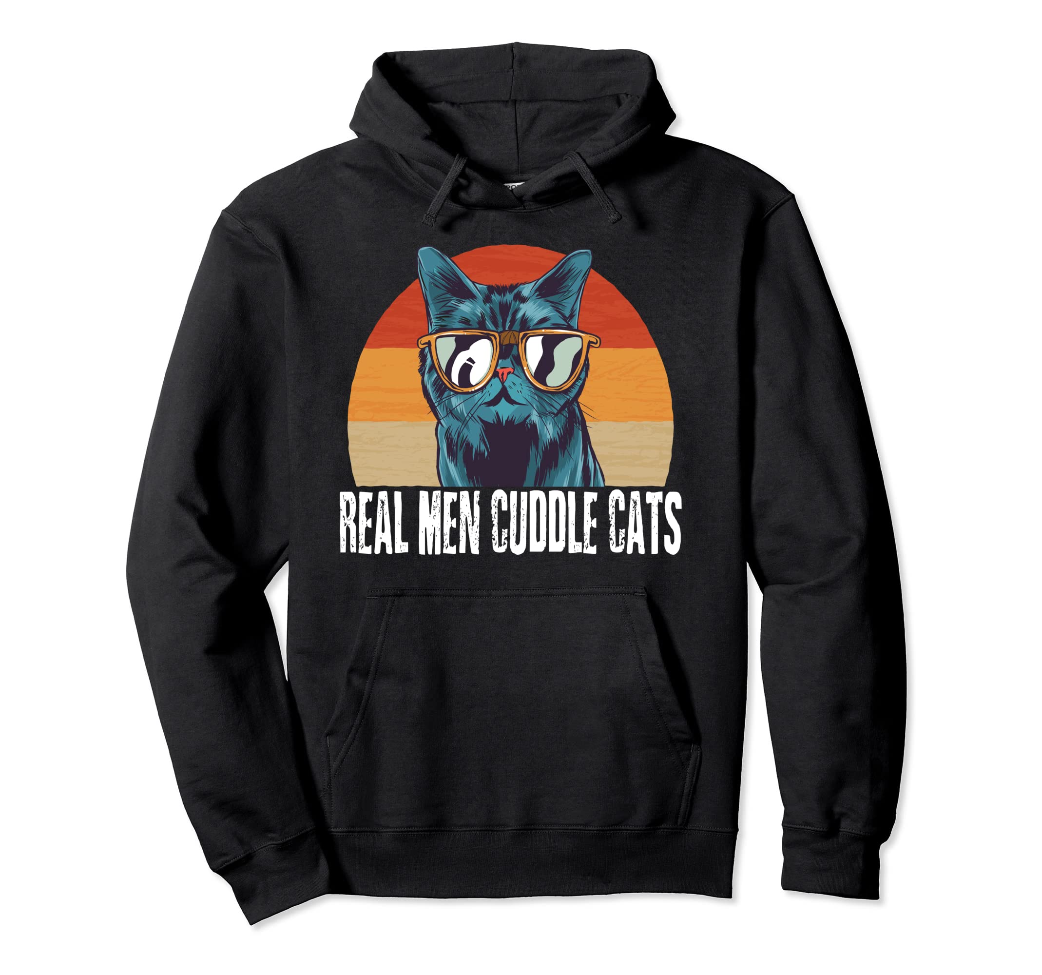 Real Cuddle Cats Mens Cat Daddy Dad Hoodie - Unique Graphic for Adults - T-Shirt, Sweatshirt, Hoodie