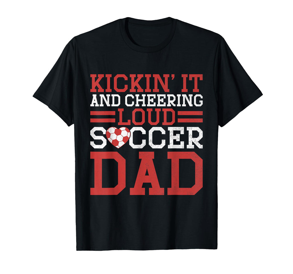 Kickin It And Cheering Loud Soccer T-Shirt - Custom Art Print for Adults - T-Shirt, Sweatshirt, Hoodie
