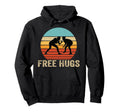 Free Hugs Wrestling Funny Wrestle Teen Hoodie - Graphic Print Unisex - T-Shirt, Sweatshirt, Hoodie