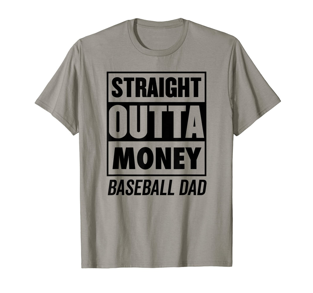 Mens Straight Outta Money Baseball T-Shirt - Minimalist Print Men Women - T-Shirt, Sweatshirt, Hoodie