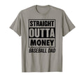 Mens Straight Outta Money Baseball T-Shirt - Minimalist Print Men Women - T-Shirt, Sweatshirt, Hoodie