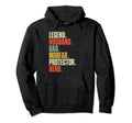 Fathers Day Legend Husband Dad Morfar Hoodie - Novelty Apparel for Adults - T-Shirt, Sweatshirt, Hoodie