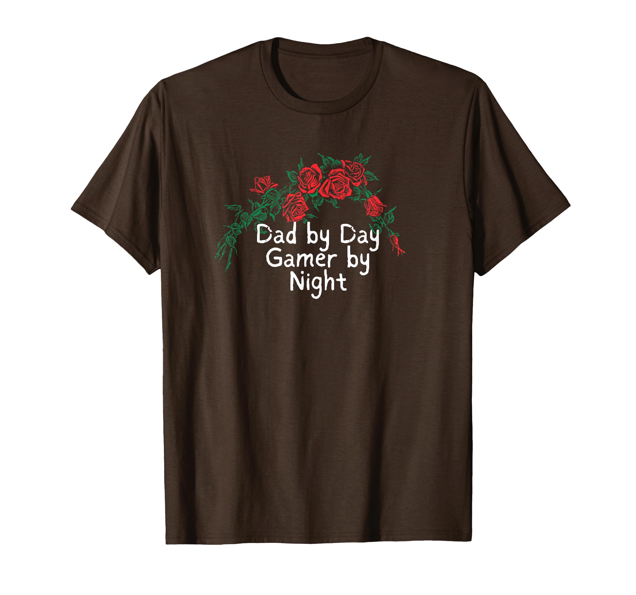 Funny Red Roses Dad Day Gamer Night T-Shirt - Trendy Graphic Men Women - T-Shirt, Sweatshirt, Hoodie