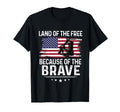 Land Free Because Brave Military Boots T-Shirt - Minimalist Print Men Women - T-Shirt, Sweatshirt, Hoodie