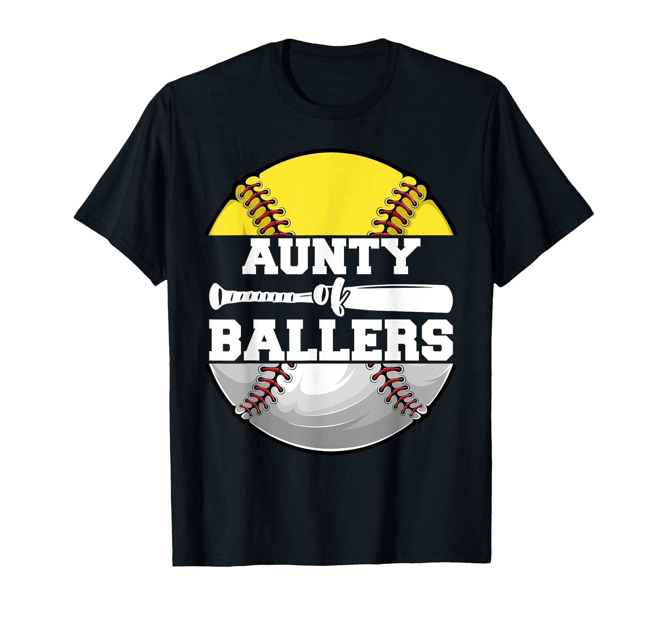 Aunty Ballers Funny Softball Baseball T-Shirt - Trendy Graphic Men Women - T-Shirt, Sweatshirt, Hoodie