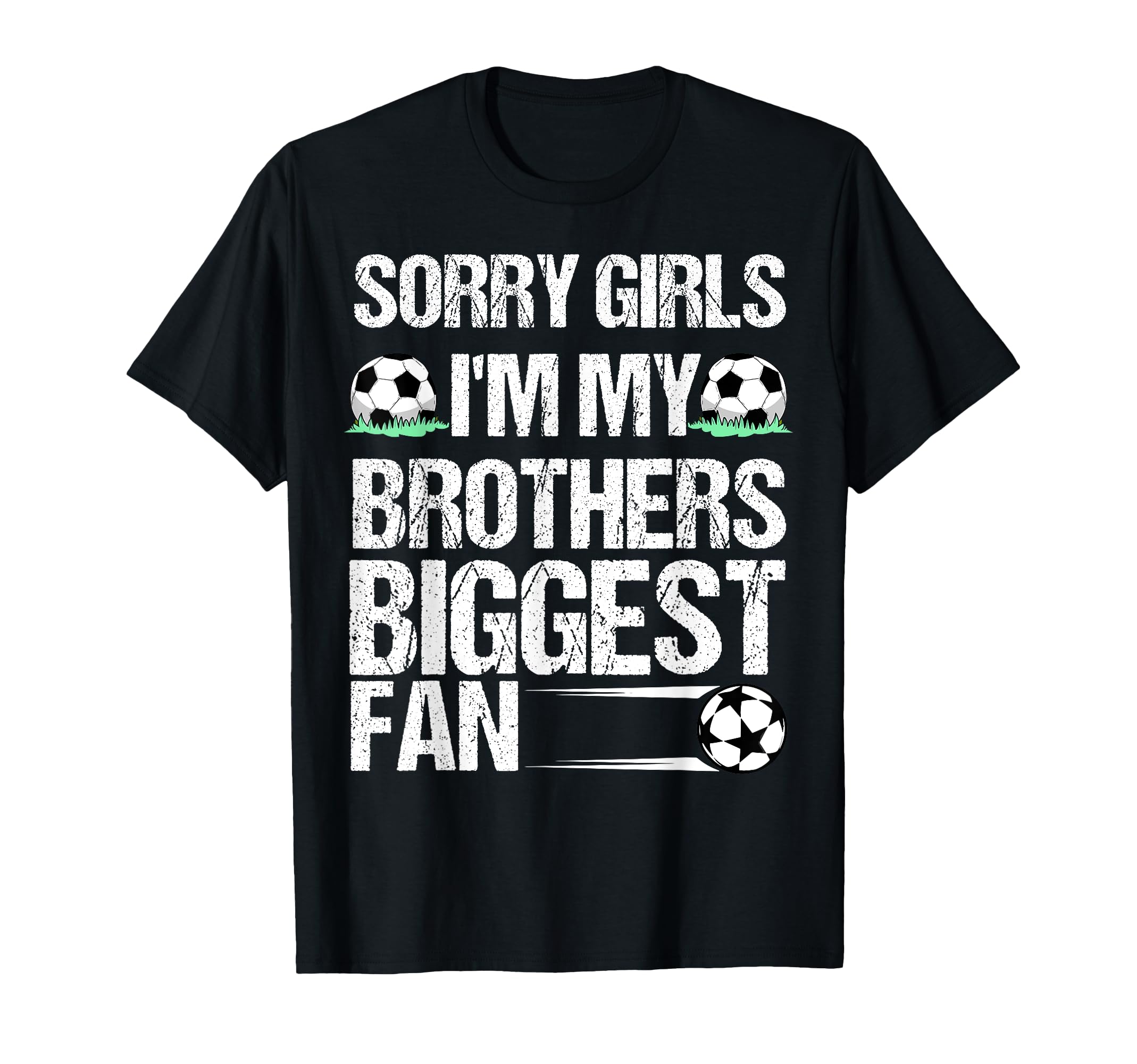 Soccer Sister Biggest Fan Little Sister T-Shirt - Aesthetic Graphic Unisex - T-Shirt, Sweatshirt, Hoodie