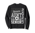 Soccer Senior Aunt Class 2025 Senior Sweatshirt - Unique Graphic Unisex - T-Shirt, Sweatshirt, Hoodie