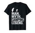 Myth Camping Legend Fun Bear Joke T-Shirt - Fun Novelty Design Men Women - T-Shirt, Sweatshirt, Hoodie