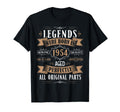 Legends Born 1954 72Nd Birthday 72 T-Shirt - Minimalist Print Men Women - T-Shirt, Sweatshirt, Hoodie