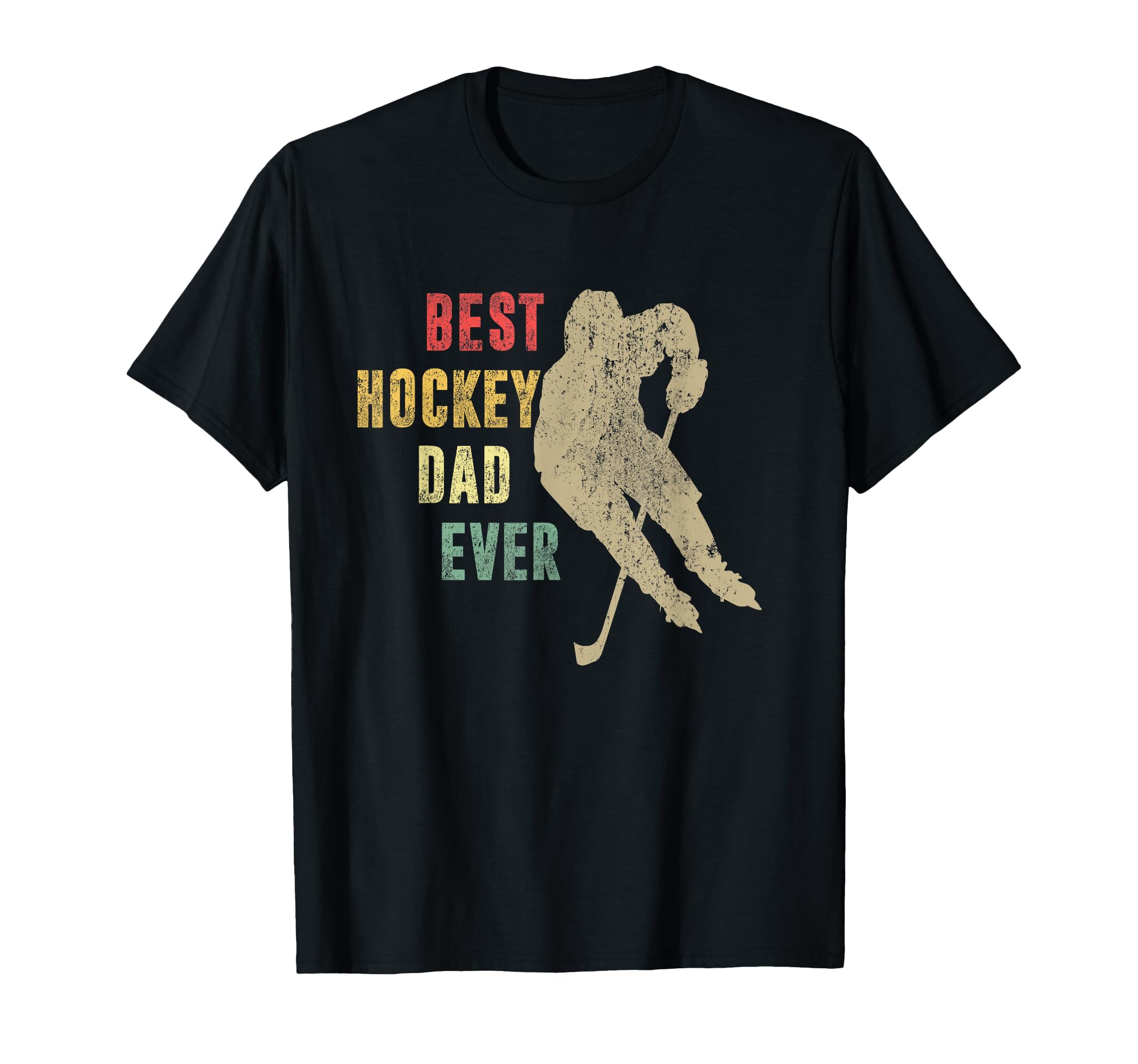 Best Hockey Dad Ever Awesome Papa T-Shirt - Graphic Print Men Women - T-Shirt, Sweatshirt, Hoodie