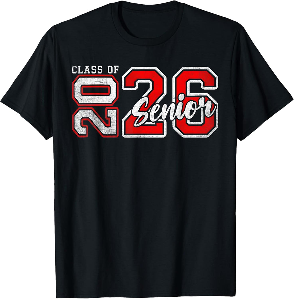 Class of 2026 Senior College Graduate High School - Adult & Kids T-Shirts, Sweatshirts & Hoodies apparel design preview 1