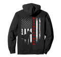 Usa Flag Proud Pitbull Pit Bull Dog Dad Hoodie - Minimalist Print Unisex - T-Shirt, Sweatshirt, Hoodie