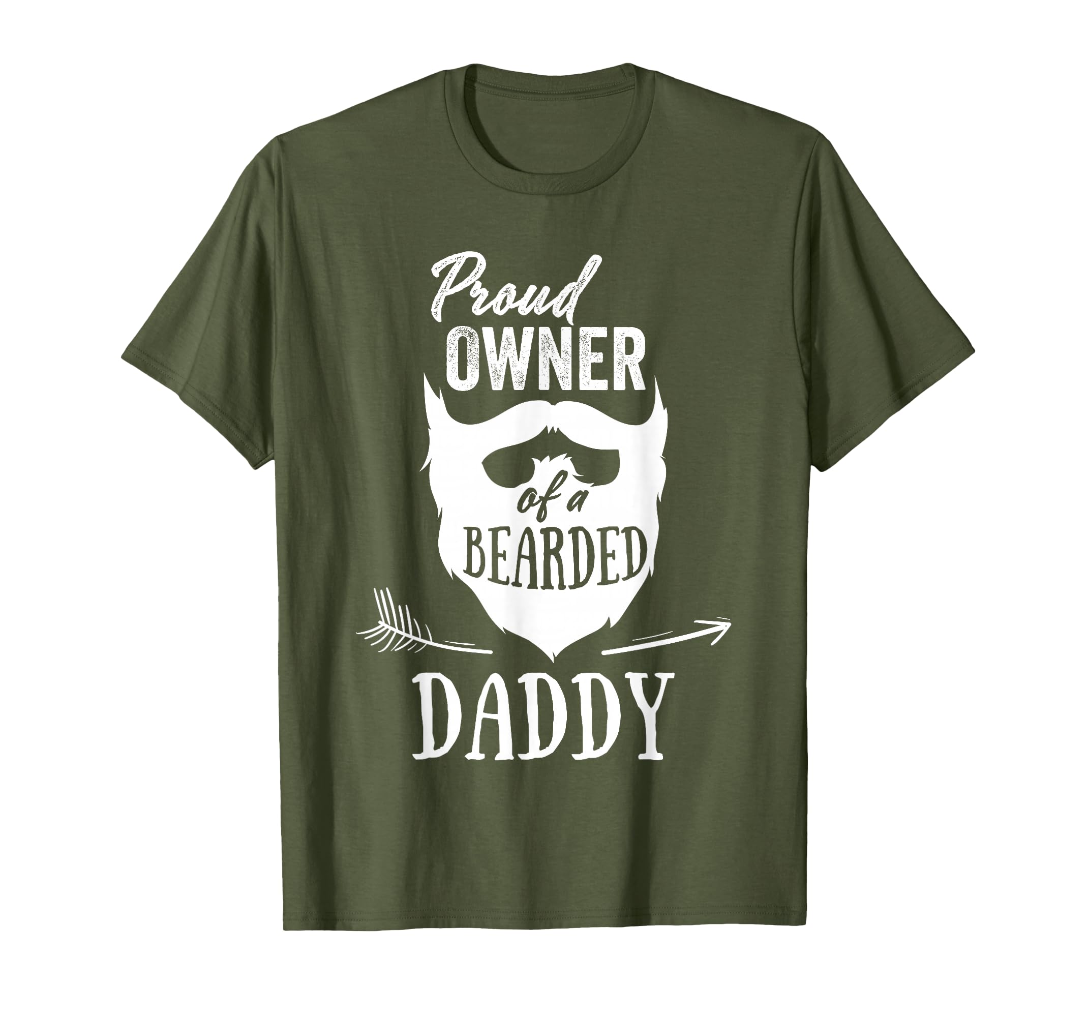 Proud Owner Bearded Daddy Gift From Dad T-Shirt - Novelty Apparel Unisex - T-Shirt, Sweatshirt, Hoodie