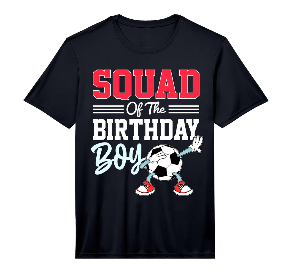 Squad Birthday Soccer Friends Party T-Shirt - Aesthetic Graphic for Adults - T-Shirt, Sweatshirt, Hoodie