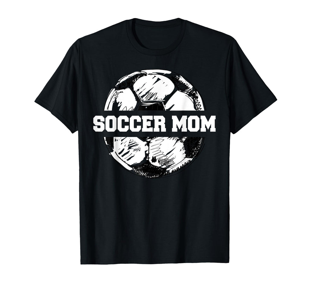 Soccer Mom Funny Soccer Ball Split T-Shirt - Custom Art Print Unisex - T-Shirt, Sweatshirt, Hoodie