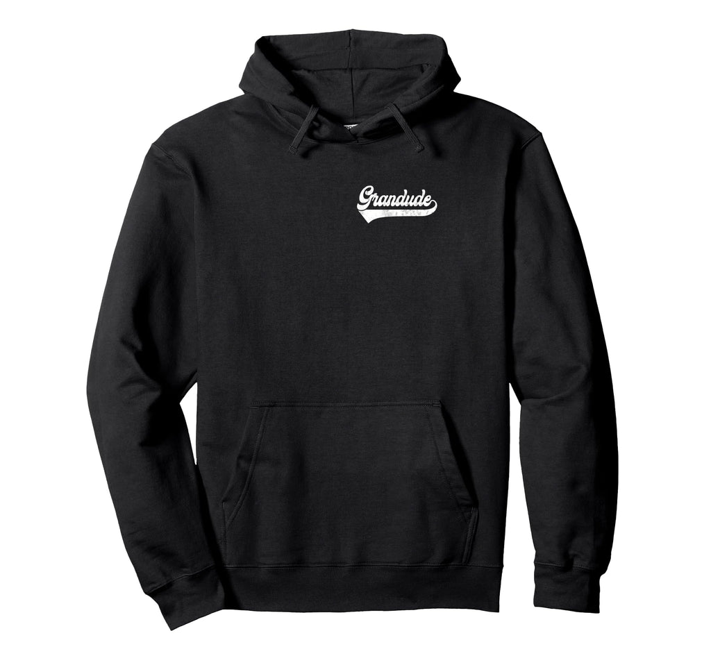 Mens Grandude Fathers Day Papa Grandpa Hoodie - Fun Novelty Design Unisex - T-Shirt, Sweatshirt, Hoodie