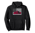 Us American Flag Trucker Funny Truck Hoodie - Custom Art Print Unisex - T-Shirt, Sweatshirt, Hoodie
