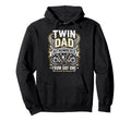 Double Twin Dad Twins Pregnancy Fathers Day Hoodie - Novelty Apparel Unisex - T-Shirt, Sweatshirt, Hoodie