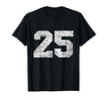 Lucky Number 25 Birthday Sports Player T-Shirt - Unique Graphic Unisex - T-Shirt, Sweatshirt, Hoodie