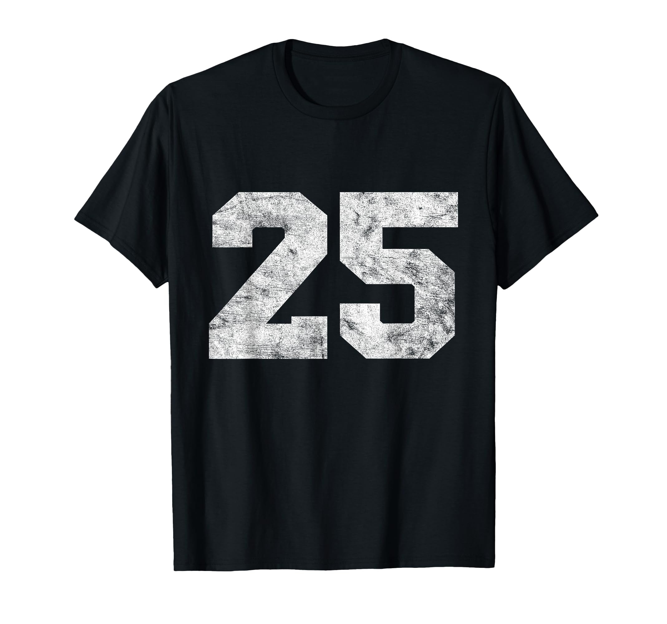 Lucky Number 25 Birthday Sports Player T-Shirt - Unique Graphic Unisex - T-Shirt, Sweatshirt, Hoodie